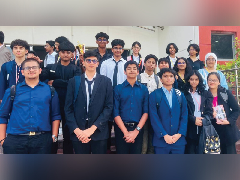 The Indian High School, Oud Metha Delegates Excel at the DPS Model United Nations Conference 2024